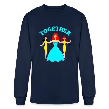 Women's power - Men's Long Sleeve T-Shirt - navy - Front