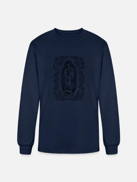 Notre-Dame de Guadalupe Vierge Marie Christian Gift - T-shirt à manches longues Homme - 