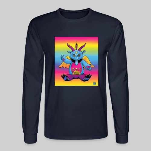 Rainbow Baphomet - Men's Long Sleeve T-Shirt