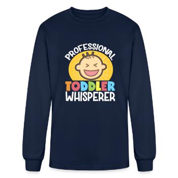 Daycare Provider Childcare Professional Toddler - Men's Long Sleeve T-Shirt - navy - Front