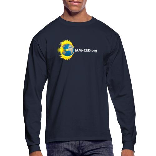 iam-ced.org Logo Phoenix - Men's Long Sleeve T-Shirt
