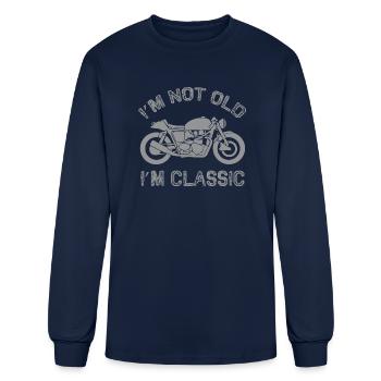 I Am Not Old I Am Classic - Men's Long Sleeve T-Shirt - navy - Front