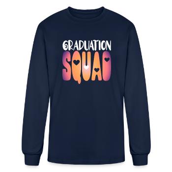 Graduation Squad Graduate - Men's Long Sleeve T-Shirt - navy - Front
