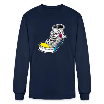 Sneakers are the best - Men's Long Sleeve T-Shirt - navy - Front