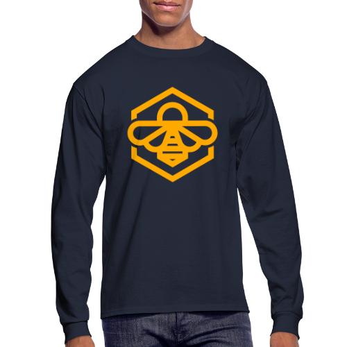 bee symbol orange - Men's Long Sleeve T-Shirt
