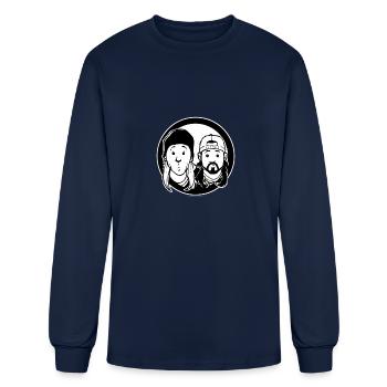 Jay And Silent Bob Just Jay And Silent Bob Gift Te - Men's Long Sleeve T-Shirt - navy - Front