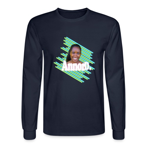 Annor Doeman Sings - Green Design - Men's Long Sleeve T-Shirt