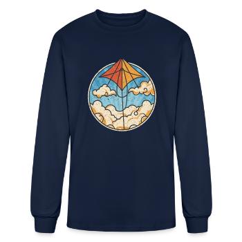 A dragon dream - Men's Long Sleeve T-Shirt - navy - Front