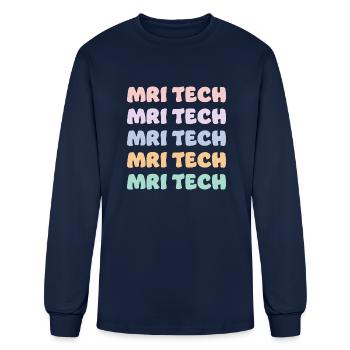 Mri Tech - Men's Long Sleeve T-Shirt - navy - Front