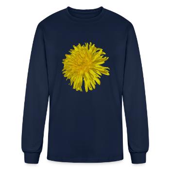 dandelion - Men's Long Sleeve T-Shirt - navy - Front