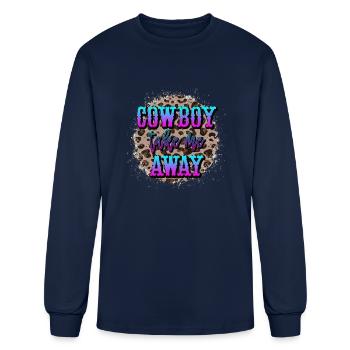 Cowboy Take Me Away - Men's Long Sleeve T-Shirt - navy - Front