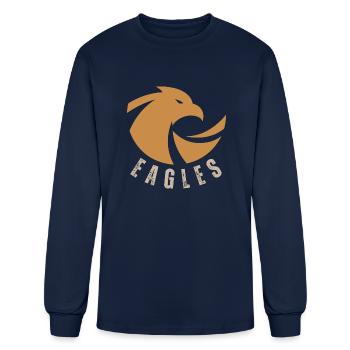 Eagles - Men's Long Sleeve T-Shirt - navy - Front