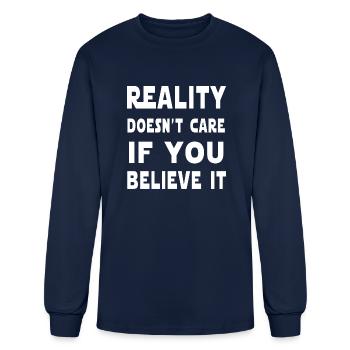 Star Wars Quote - Men's Long Sleeve T-Shirt - navy - Front