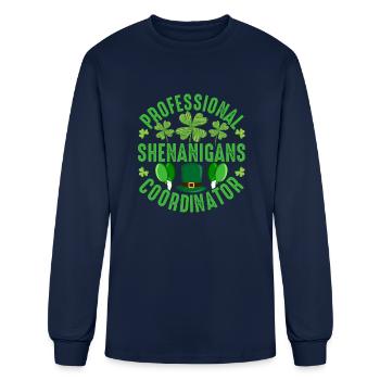 Professional Shenanigans Coordinator - Men's Long Sleeve T-Shirt - navy - Front