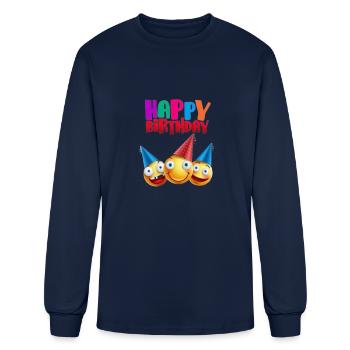 Happy birthday to you - Men's Long Sleeve T-Shirt - navy - Front