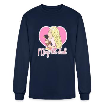 May The Duck - Men's Long Sleeve T-Shirt - navy - Front