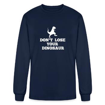 Don't Lose Your Dinosaur - Step Brothers - Men's Long Sleeve T-Shirt - navy - Front