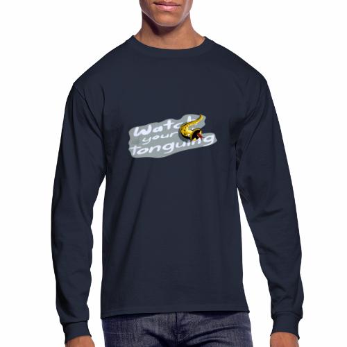 Watch your tonguing anthrazit - Men's Long Sleeve T-Shirt