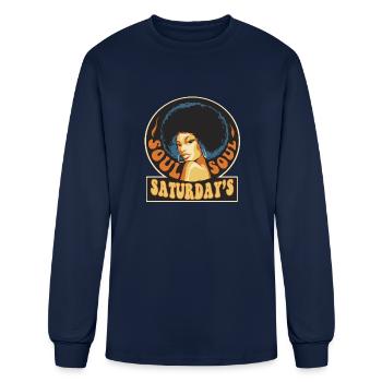 Soul Saturday - Men's Long Sleeve T-Shirt - navy - Front
