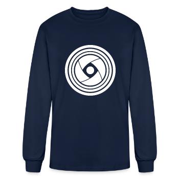 photographer - Men's Long Sleeve T-Shirt - navy - Front