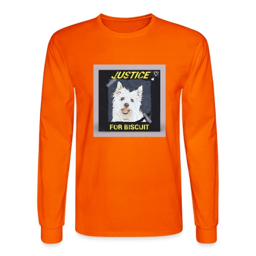 Justice For Biscuit - Men's Long Sleeve T-Shirt