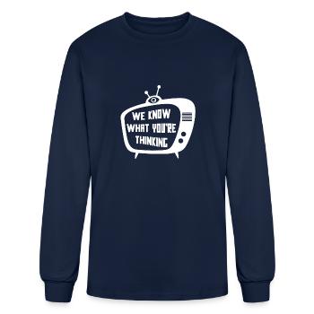 Propaganda 984 Inspired - Men's Long Sleeve T-Shirt - navy - Front