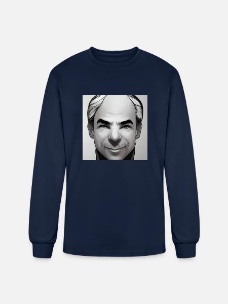 Larry Page comics - Men's Long Sleeve T-Shirt - navy