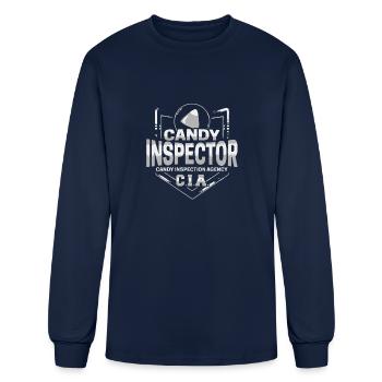 Candy Inspector - Men's Long Sleeve T-Shirt - navy - Front