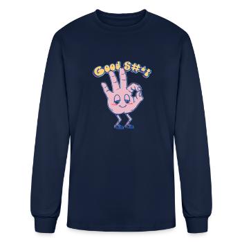 Good Sht - Men's Long Sleeve T-Shirt - navy - Front