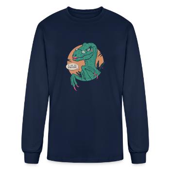 Clever Girl - Men's Long Sleeve T-Shirt - navy - Front