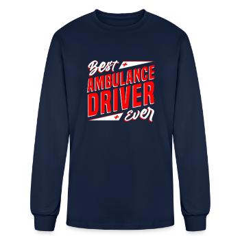 Best Ambulance Driver Ever - Men's Long Sleeve T-Shirt - navy - Front