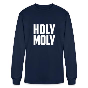 Holy Moly - Men's Long Sleeve T-Shirt - navy - Front