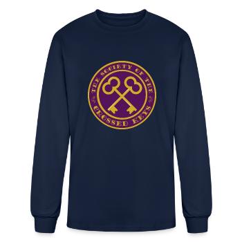 The Society Of The Crossed Keys - Men's Long Sleeve T-Shirt - navy - Front