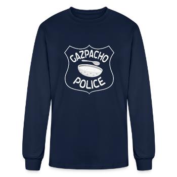 Gazpacho Police - Men's Long Sleeve T-Shirt - navy - Front