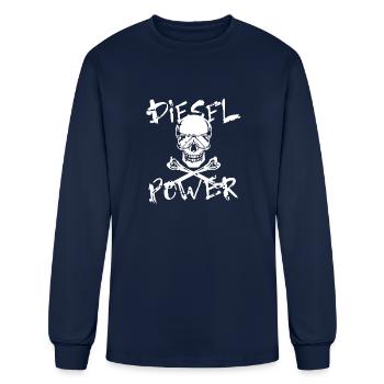 Diesel Power - Men's Long Sleeve T-Shirt - navy - Front