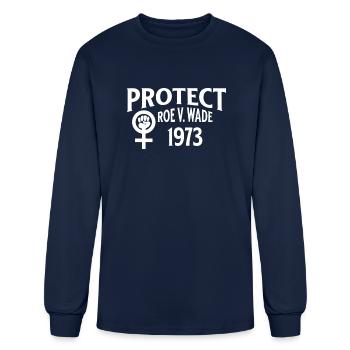 Protect Roe V Wade - Men's Long Sleeve T-Shirt - navy - Front