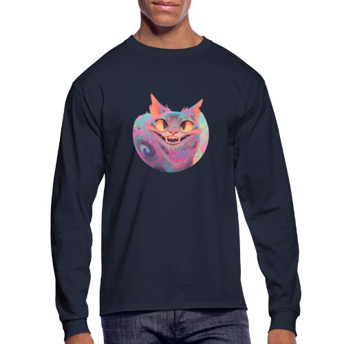 Handsome Grin Cat - Men's Long Sleeve T-Shirt