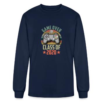 Game Over Class of - Men's Long Sleeve T-Shirt - navy - Front