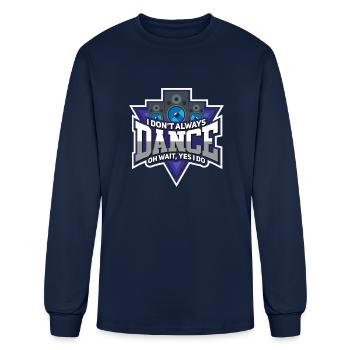 Dance Always - Men's Long Sleeve T-Shirt - navy - Front
