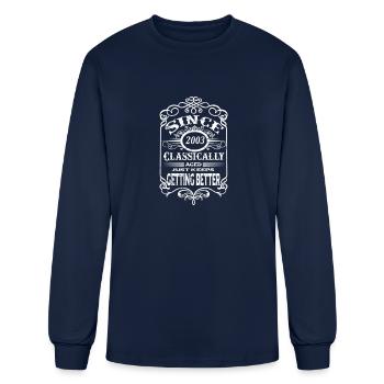 2003 - Men's Long Sleeve T-Shirt - navy - Front