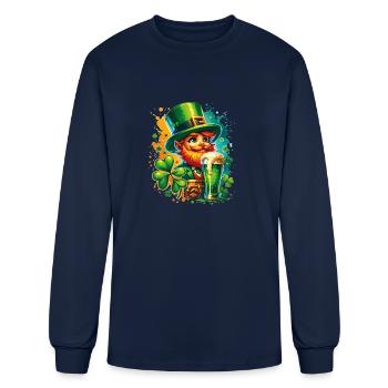 Saint Patrick's Day - Men's Long Sleeve T-Shirt - navy - Front