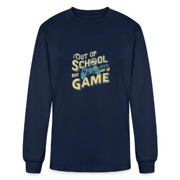 GAME DESIGN GAMING - Men's Long Sleeve T-Shirt - navy - Front