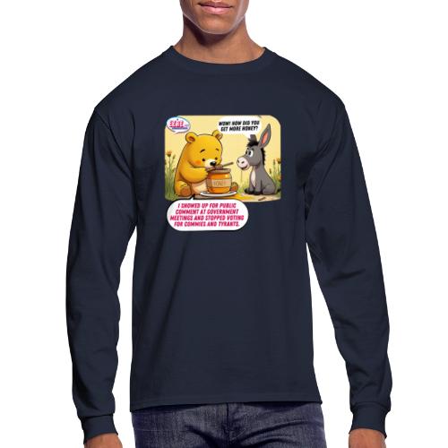 Honey Bear - Fire Tyrants - Men's Long Sleeve T-Shirt