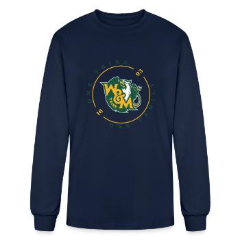 William Mary Women S College Ncaa Rylwmr11 birth - Men's Long Sleeve T-Shirt - navy - Front