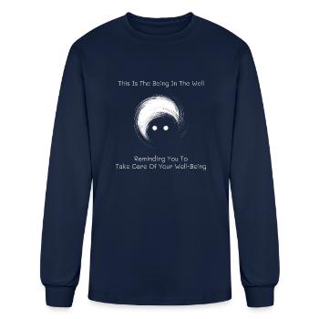 Take Care Of Your Well Being - Men's Long Sleeve T-Shirt - navy - Front