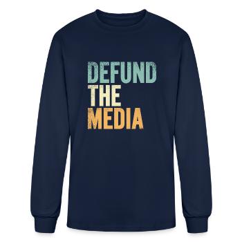 uploaded - Men's Long Sleeve T-Shirt - navy - Front