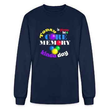 Core Memory Day green - Men's Long Sleeve T-Shirt - navy - Front