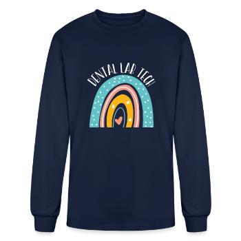Dental Laboratory Technician - Men's Long Sleeve T-Shirt - navy - Front