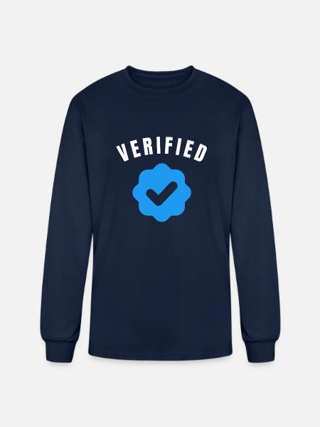 Appreciated Feedback Verified Tweet - Men's Long Sleeve T-Shirt - navy