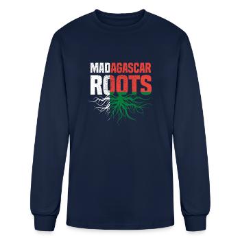 Madagascar Roots - Men's Long Sleeve T-Shirt - navy - Front